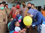 Tangkal Virus Menyerang Tubuh, 390 Anak Desa Kota Kapur Diimuniasi