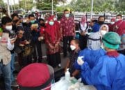 Liputan Vaksin Covid-19 Pertama di Bangka, Wartawan Dibatasi