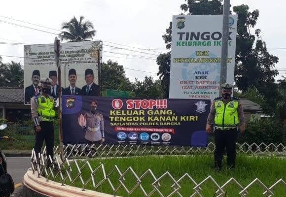 Operasi Ketupat Menumbing 2021 Polres Bangka, Pelanggaran Tilang Meningkat