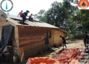 40 Menit Dilanda Angin Kencang, Rumah Sahril Ambruk