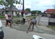 Jalan Setapak Lingkungan Nelayan Satu Banyak Rusak, Warga Swadaya Perbaiki