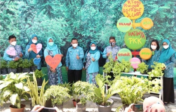 Dampingi Tim Penilai PKK Provinsi, Eva Algafry: Belum Mikir Menang atau Kalah