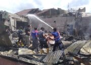 Kebakaran di Pangkalan Baru, Mukrin dan Cem Akin Rugi Rp 300 Juta