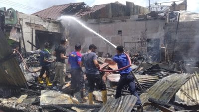 Kebakaran di Pangkalan Baru, Mukrin dan Cem Akin Rugi Rp 300 Juta