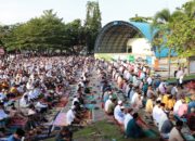 Dua Tahun Absen, Molen-Sopian Kembali Salat Ied di Alun-alun Taman Merdeka