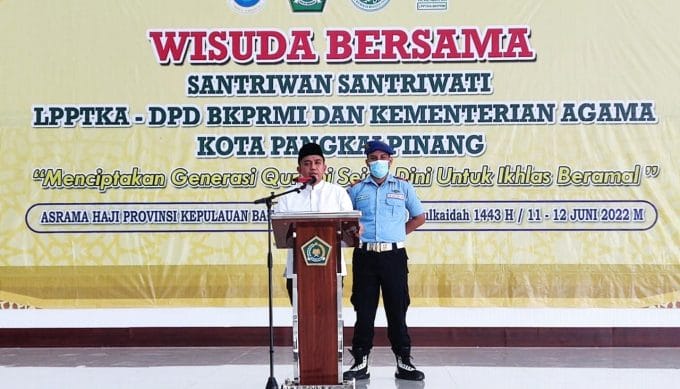Molen Hadiri Wisuda Ribuan Santri di Asrama Haji Provinsi Babel