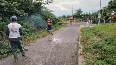 Dapat Warning Dari Puskesmas, Warga Arung Dalam Bersih-bersih Lingkungan