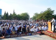 Molen Salat Id Bersama Ribuan Warga di ATM Kota Pangkalpinang