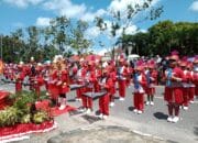 256 Peserta Ikut Pawai Baris Berbaris di Sungailiat, Karnaval Dilaksanakan Sabtu