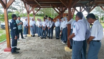 Puluhan Pelajar Datangi Kantor Unit Produksi PT Timah Belitung Timur Ternyata ! ?