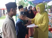 500 Dulang Berjejer Dalam Peringatan Maulid Nabi di Kampung Meleset