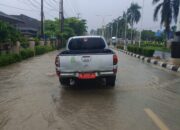 Hujan Seharian, Jalan Kantor Bupati Bangka Digenangi Air