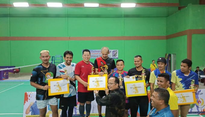 Turnamen Bulu Tangkis Algafry Rahman Cup Ditutup, Ini Daftar Pemenangnya