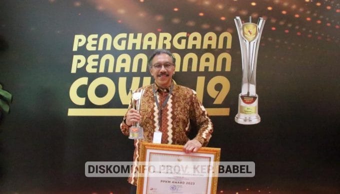 Terbaik Ke-3 Kendalikan Covid-19, Pemprov Babel Raih Penghargaan dari Presiden 