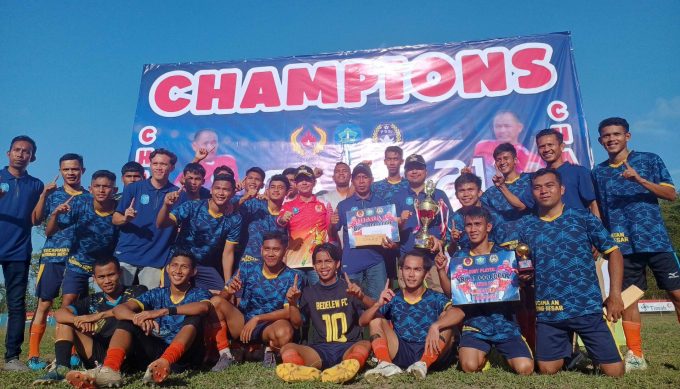 Kecamatan Puding Besar Kampiun Liga U-21 Piala Bupati 2023