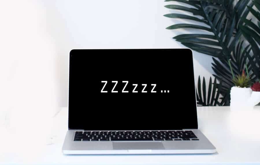 sleep laptop