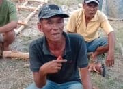 Disergap Warga Saat Rakit Ponton, Pria Paruh Baya ini Ngaku Sudah Dapat Izin Kades
