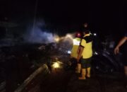 Satu Rumah Beserta Motor di Desa Kemingking Hangus Terbakar