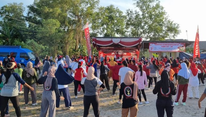 Rayakan HUT RI, Lingkungan Air Merapin Gelar Berbagai Perlombaan