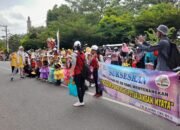 Kostum Warna Warni Meriahkan Karnaval PAUD Bangka Tengah