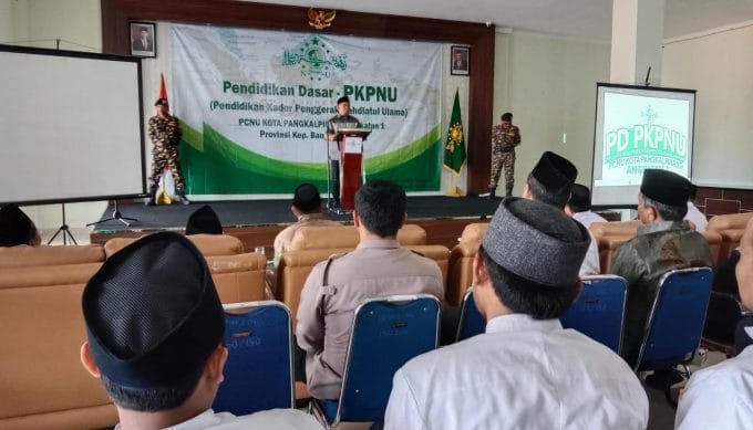 Buka PKPNU PCNU Kota Pangkalpinang, Molen Didoakan Ketua PWNU Babel
