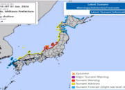 Awal Tahun Baru, Jepang Diguncang Gempa Bumi Dahsyat dan Tsunami
