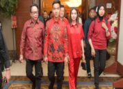 Gibran Rakabuming Hadir di Perayaan Imlek di Glodok Jakarta Pakai Batik Merah