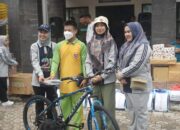 Galar Jalan Sehat, Pemkab Bangka Tengah Berikan Doorprize Sepeda Listri Hingga Beras