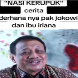 Kisah Presiden Jokowi dan Ibu Iriana Makan Siang dengan Kerupuk