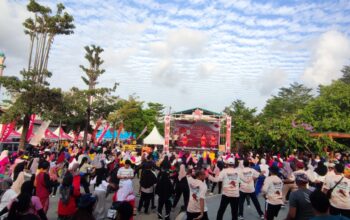 Pacu Semangat Jelang Pilkada Serentak, KPU Bangka Ajak Masyarakat Jalan Santai Berhadiah