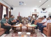 Kunjungi PT Timah Danrem 045 Gaya Sampaikan Sejumlah Program