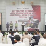 PT Timah Latihan Bersama Polda Babel