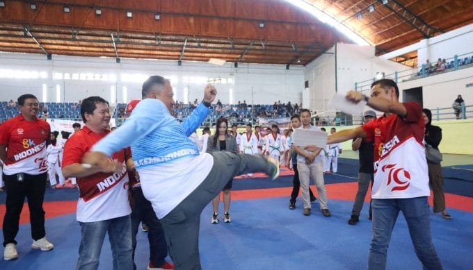 400 Peserta Ikuti Taekwondo Pelajar Kota Pangkalpinang
