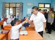 SDN 21 Gantung Dapat Suplay Makanan Bergizi dari PT Timah
