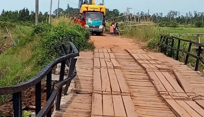 Hampir Putus Sejak 2022 lalu, Jembatan Sungai Nyireh Belum Dapat Perhatian Pemerintah