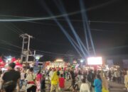 Malam Tahun Baru, Kawasan Simpang Lima Toboali Dipadati Pengunjung