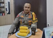 Polres Bangka Tengah Panen 700 Kg Jagung
