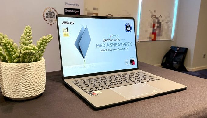 Asus Zenbook A14, Laptop Copilot+ Terbaru dan Ringan