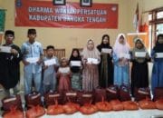 10 Anak Yatim Piatu Dapat Santunan dari DWP Bangka Tengah
