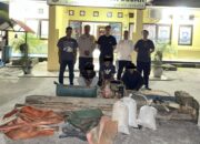 Nekat Nambang Tanpa Izin di Batu Beriga, Tiga Orang Diamankan Polisi