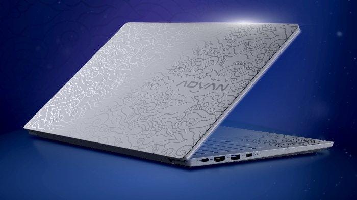 Advan Workplus Heritage Batik Edition Resmi Dirilis, AMD Ryzen 5 dan SSD hingga 1TB