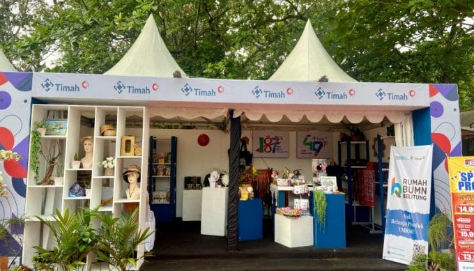 Ratusan Produk Mitra PT Timah Dipamerkan di Belitung Expo 2025