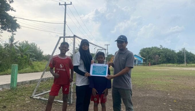 Teluk Uma Youth Football Dapat Bantuan PT Timah