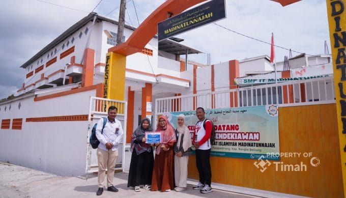 PT Timah Bantu Pembangunan Masjid Pesantren Tahfizh Al Quran Madinatunnajah